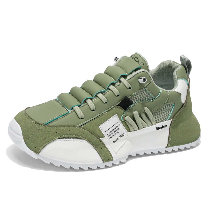 Амортизирующие, дышащие, легкие низкие повседневные мужские туфли BAKE, Green
Амортизирующие, дышащие, легкие низкие повседневные мужские туфли BAKE, Green