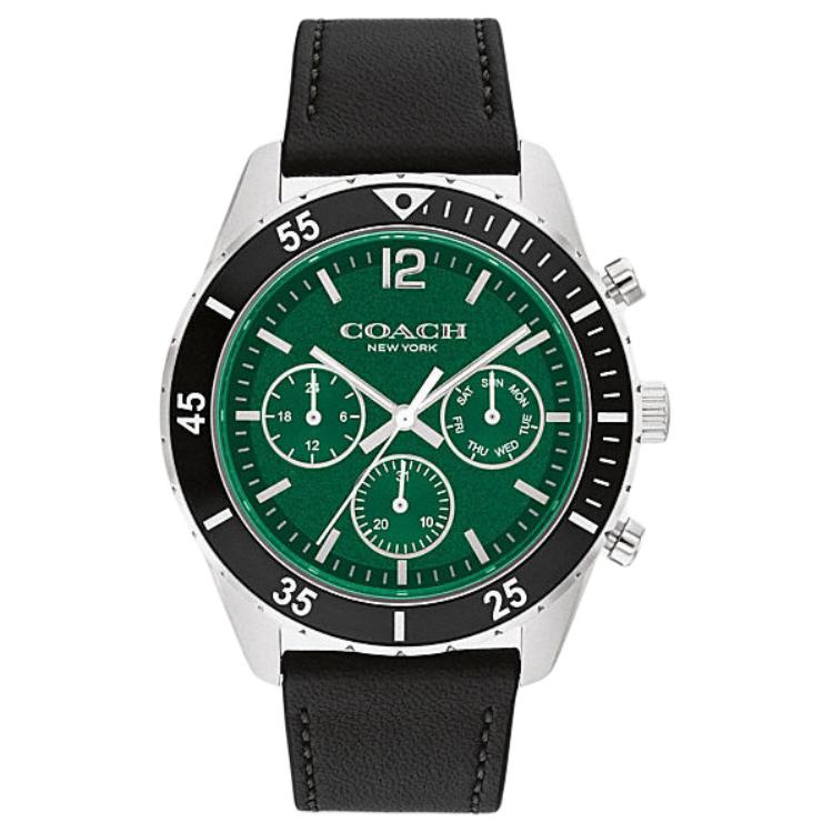 COACH Наручные часы кварцевый механизм кожаный ремешок 44 мм зеленый циферблат унисекс
COACH Наручные часы кварцевый механизм кожаный ремешок 44 мм зеленый циферблат унисекс