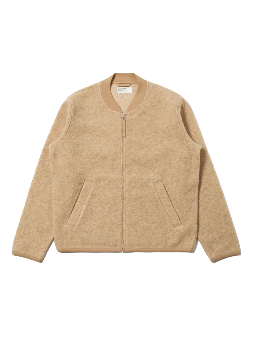 Бомбер на молнии Universal Works, бежевый
Бомбер на молнии Universal Works, бежевый