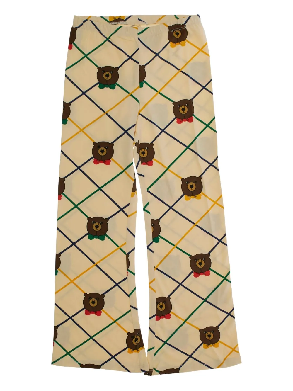 Расклешенные брюки с принтом "медвежья клетка" Mini Rodini, нейтральный
Расклешенные брюки с принтом "медвежья клетка" Mini Rodini, нейтральный