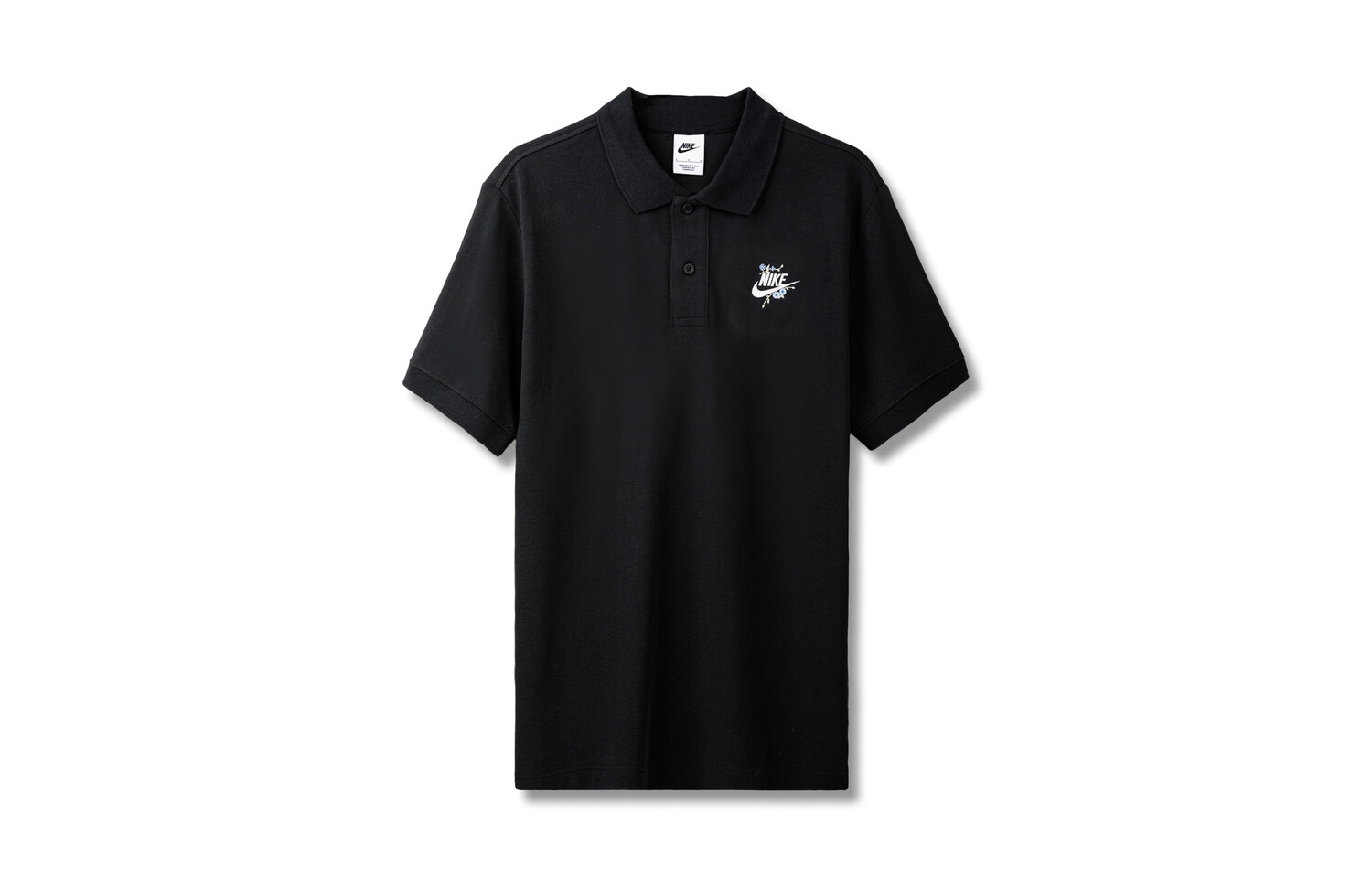 Рубашка поло унисекс черная Nike, черный
Рубашка поло унисекс черная Nike, черный