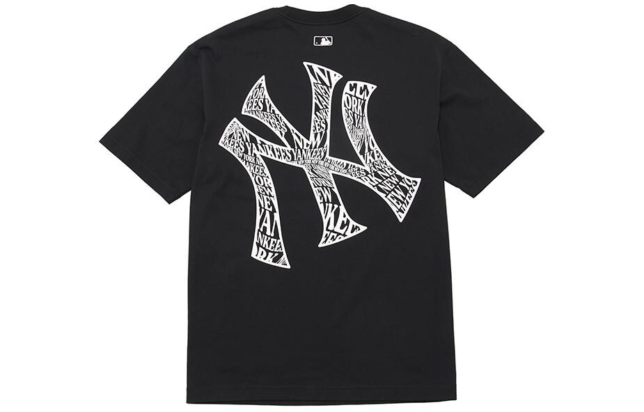 Футболка с логотипом Base унисекс, черная Mlb, черный 
Футболка с логотипом Base унисекс, черная Mlb, черный