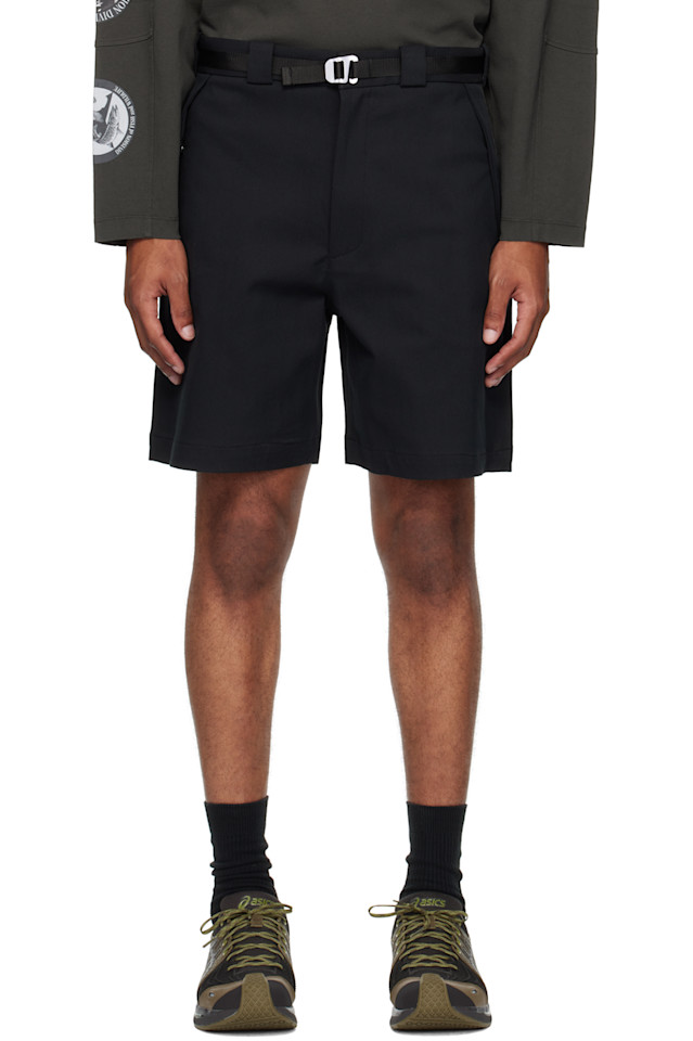 Шорты чинос с пряжкой Roa, черный 
Шорты чинос с пряжкой Roa, черный