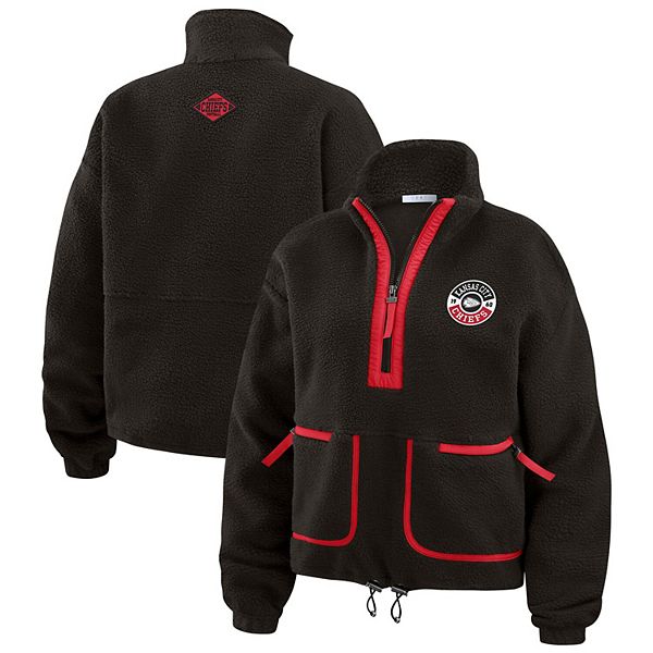Женская черная куртка-полузип Polar Fleece Kansas City Chiefs Wear By Erin Andrews
Женская черная куртка-полузип Polar Fleece Kansas City Chiefs Wear By Erin Andrews