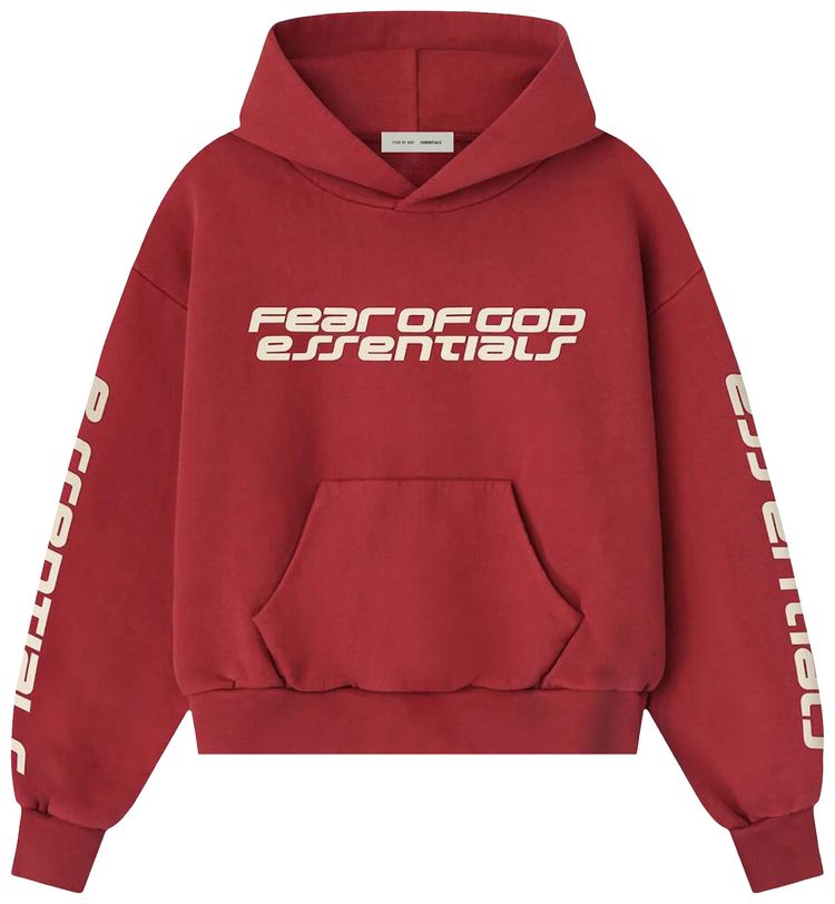 Классическая толстовка Fear of God Essentials, красный
Классическая толстовка Fear of God Essentials, красный