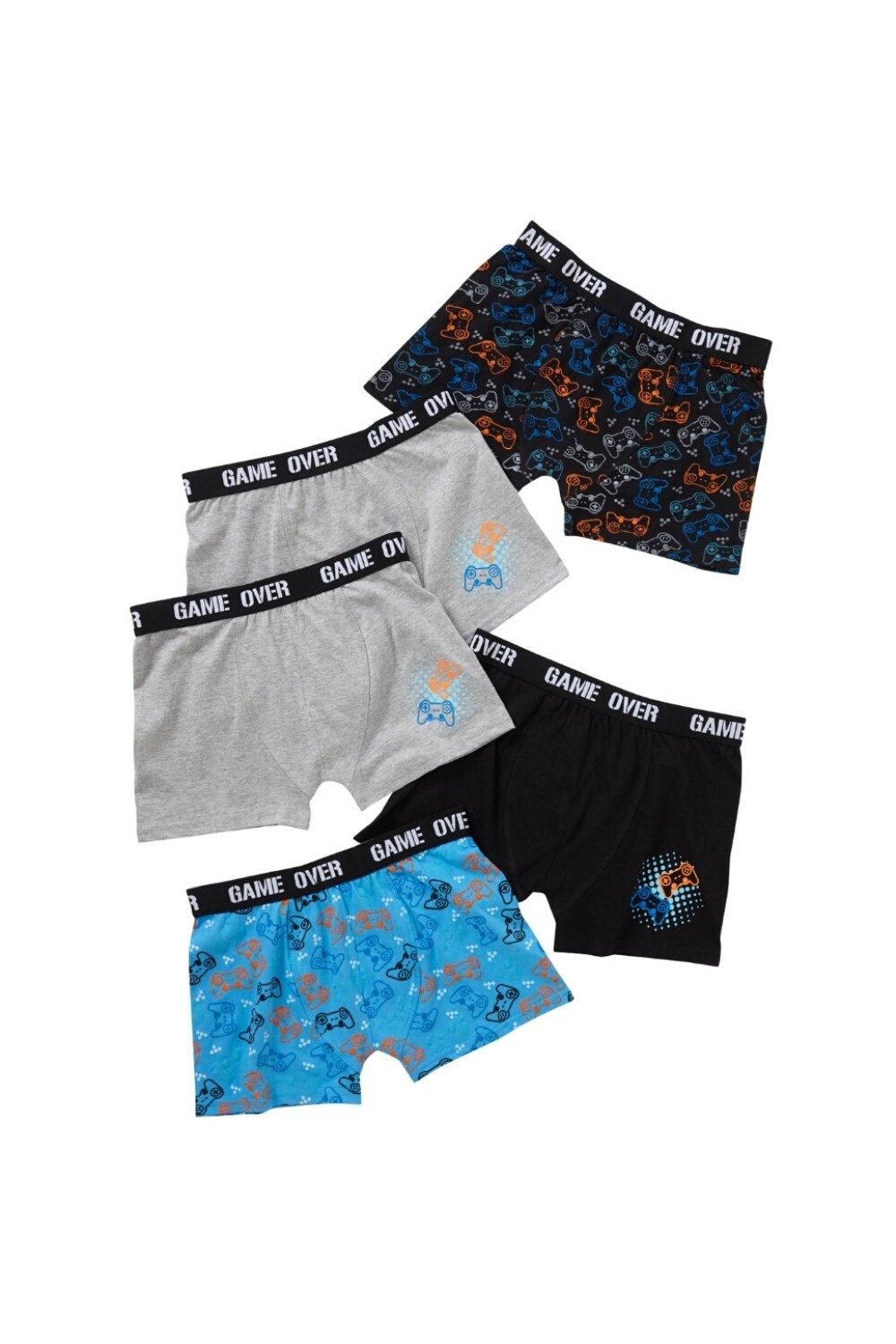 Набор из 5 боксеров с игровым принтом Just Essentials, черный
Набор из 5 боксеров с игровым принтом Just Essentials, черный