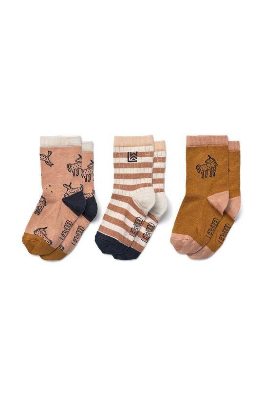 Детские носки Silas Socks 3 шт. 3 шт. Liewood, розовый 
Детские носки Silas Socks 3 шт. 3 шт. Liewood, розовый