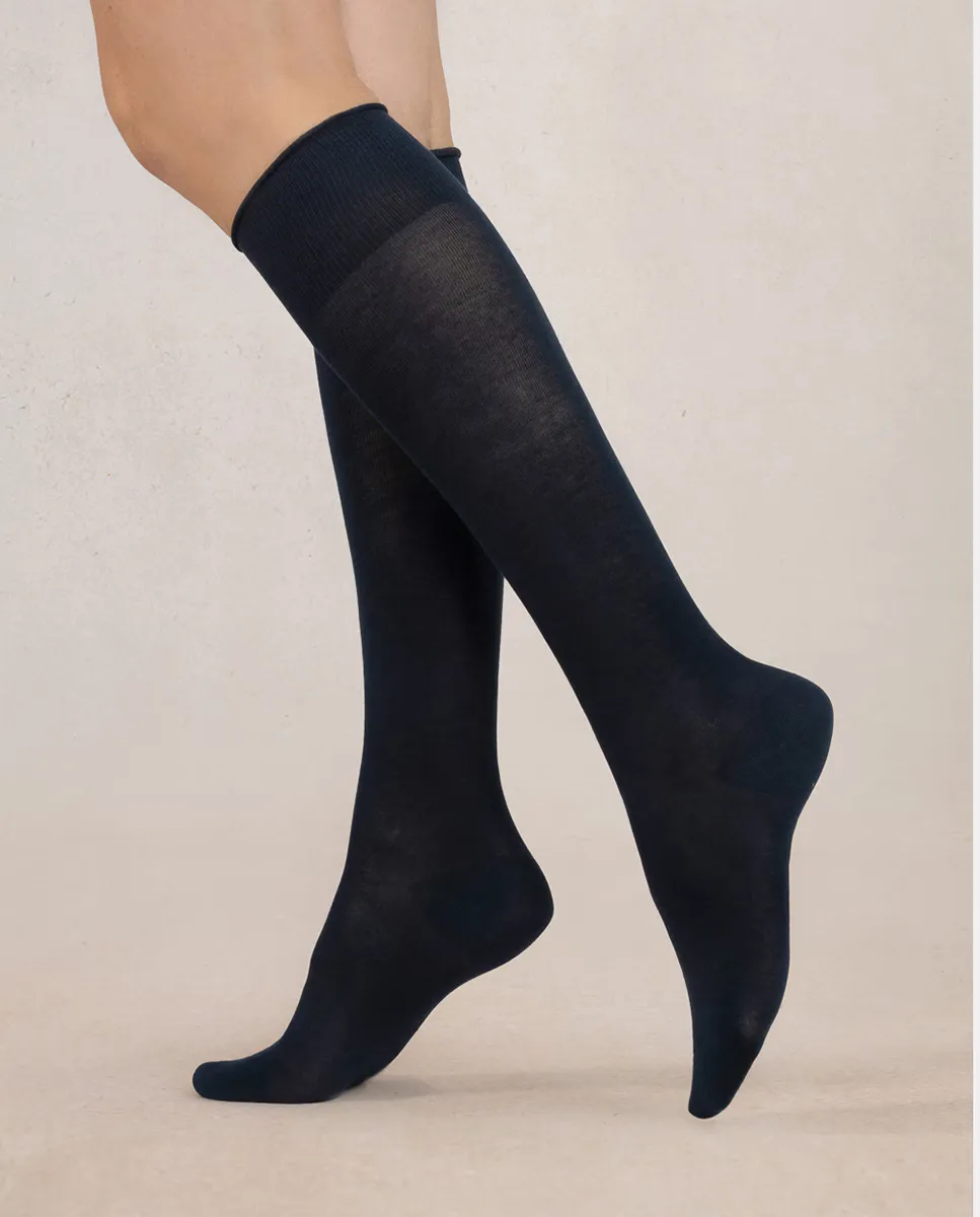 Длинные женские носки из шерсти и хлопка Bleuforêt, синий
Длинные женские носки из шерсти и хлопка Bleuforêt, синий