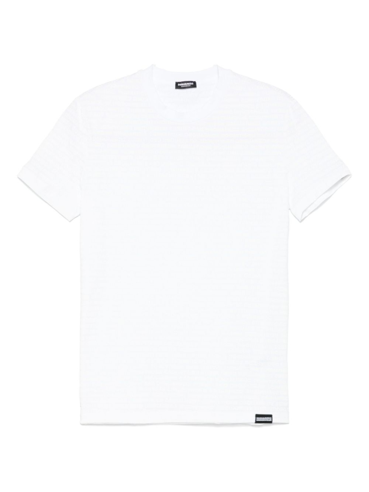 DSQUARED2 футболка с жаккардовым логотипом, белый
DSQUARED2 футболка с жаккардовым логотипом, белый