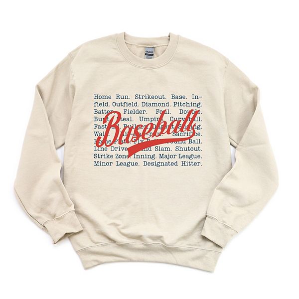 Свитшот с графическим принтом на бейсбольную тематику. Simply Sage Market, Dust
Свитшот с графическим принтом на бейсбольную тематику. Simply Sage Market, Dust