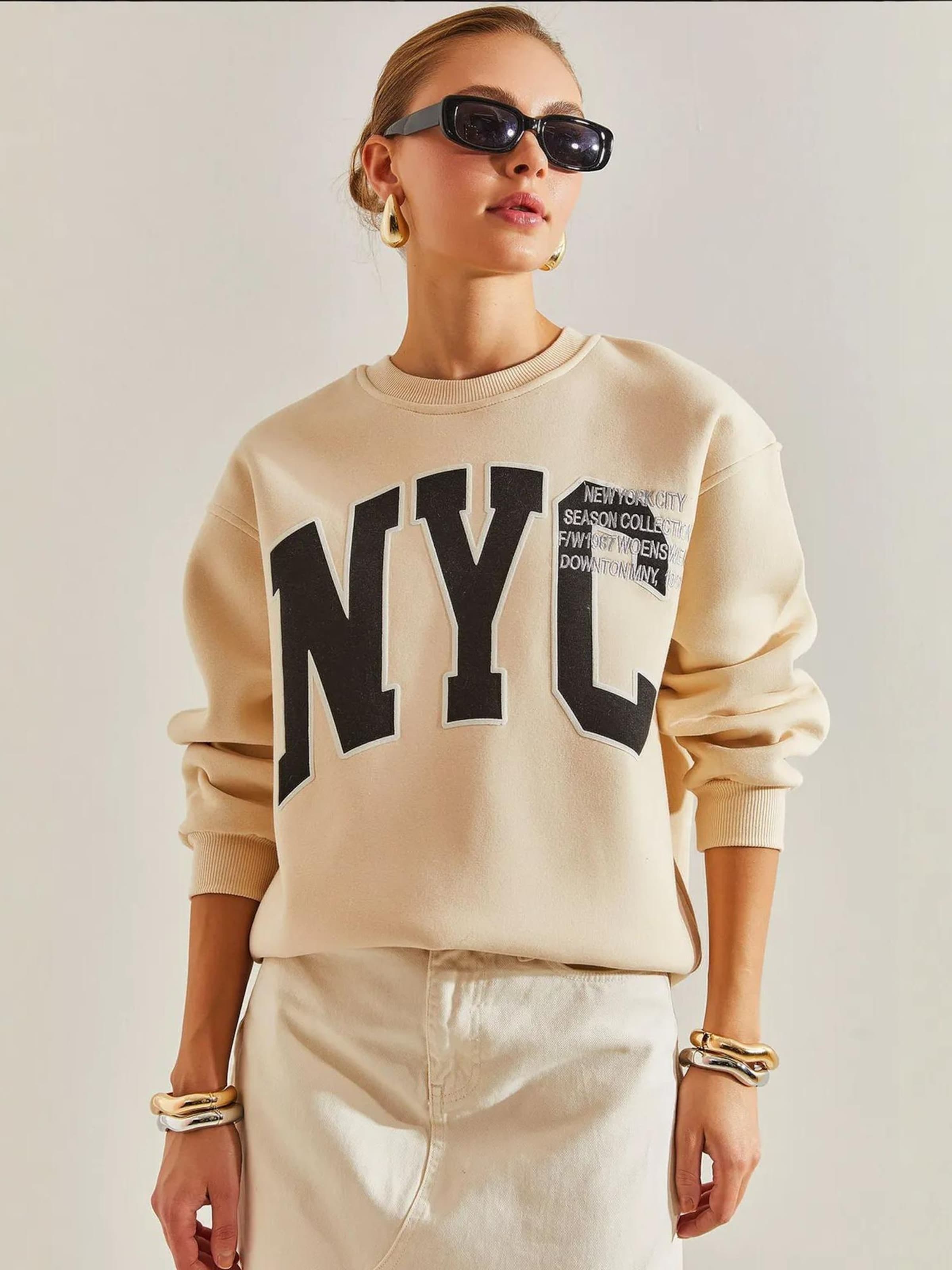 Bianco Lucci Свитшот в бежевом цвете, Бежевый, Bianco Lucci Свитшот в бежевом цвете
Bianco Lucci Свитшот в бежевом цвете, Бежевый, Bianco Lucci Свитшот в бежевом цвете