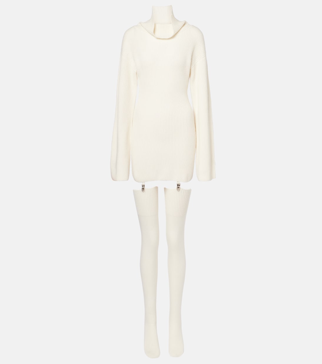 Платье-свитер и носки Cursa из кашемира Aya Muse, кремовый
Платье-свитер и носки Cursa из кашемира Aya Muse, кремовый