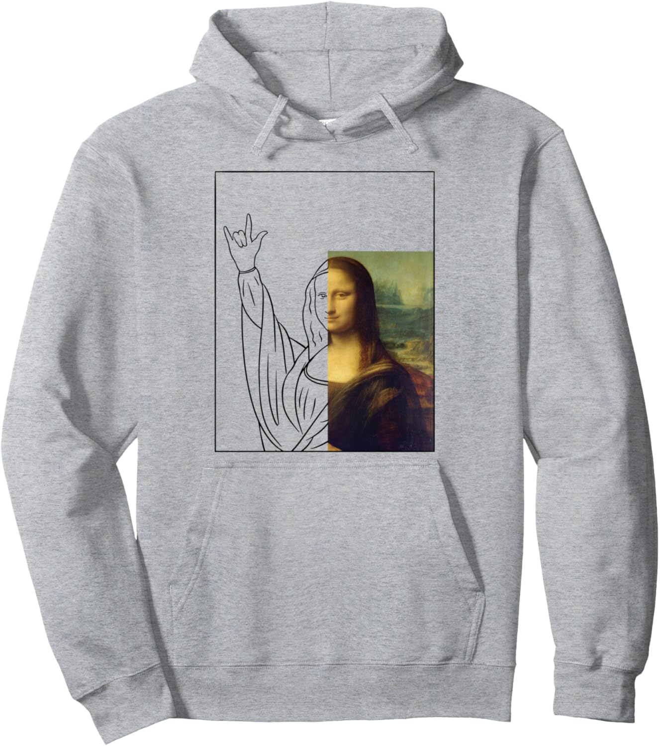 Толстовка с изображением Моны Лизы для любителей искусства и классической истории искусства Classic Art Gifts, серый
Толстовка с изображением Моны Лизы для любителей искусства и классической истории искусства Classic Art Gifts, серый