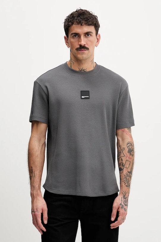 Хлопковая футболка Karl Lagerfeld Jeans, серый
Хлопковая футболка Karl Lagerfeld Jeans, серый