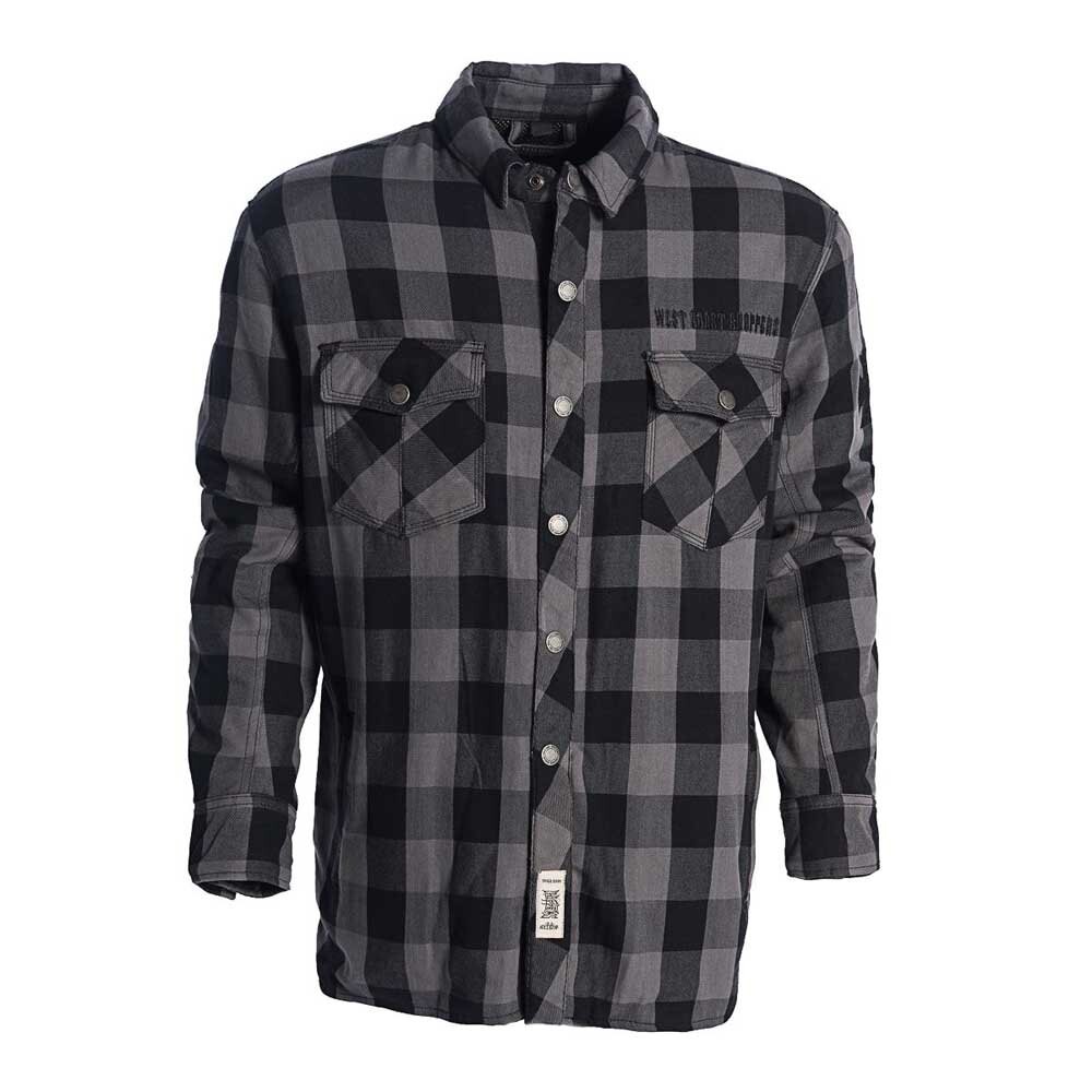 Рубашка с длинным рукавом West Coast Choppers Flannel Aramidic Lining, серый
Рубашка с длинным рукавом West Coast Choppers Flannel Aramidic Lining, серый