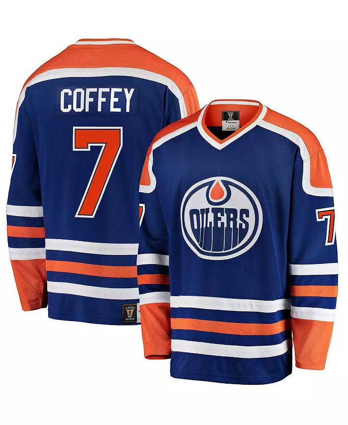 Мужская футболка Paul Coffey синяя Edmonton Oilers Premier Breakaway Retired Player Fanatics
Мужская футболка Paul Coffey синяя Edmonton Oilers Premier Breakaway Retired Player Fanatics