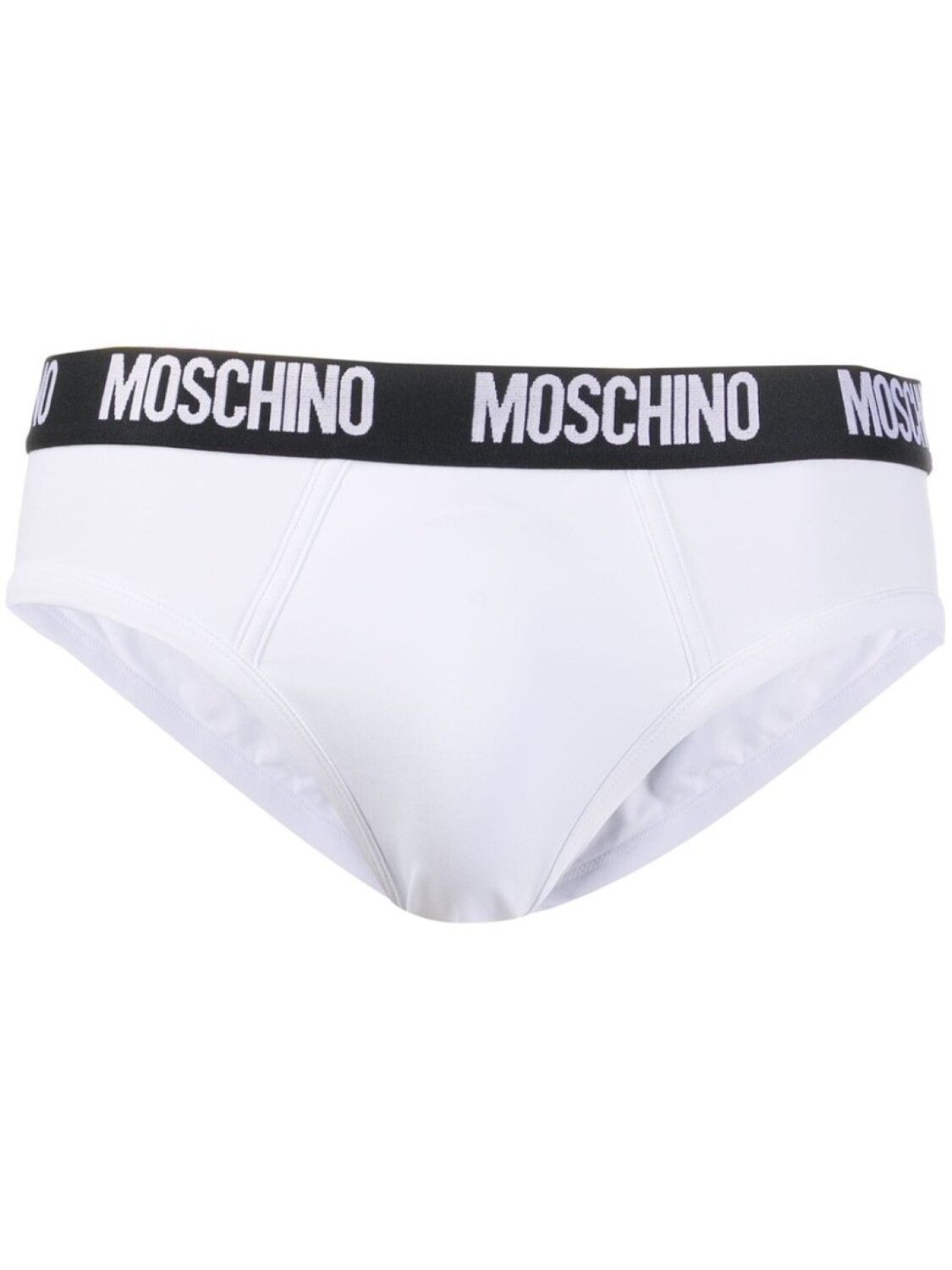 Moschino трусы-брифы с логотипом, белый
Moschino трусы-брифы с логотипом, белый