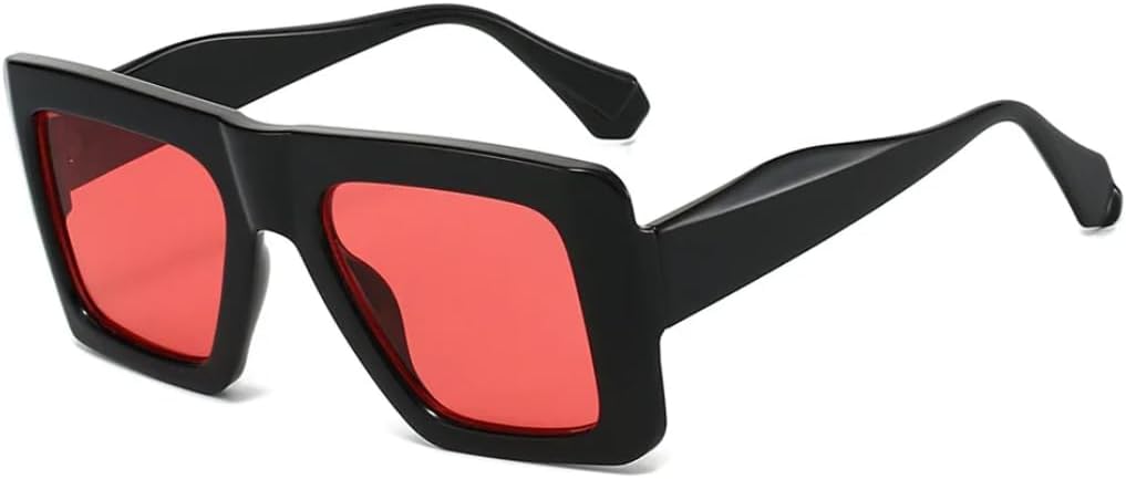 Ретро квадратные солнцезащитные очки с леопардовым градиентом для женщин, с контрастной оправой, для мужчин, повседневные очки с защитой от УФ-излучения UV400 TVTBBVV, Black Red
Ретро квадратные солнцезащитные очки с леопардовым градиентом для женщин, с контрастной оправой, для мужчин, повседневные очки с защитой от УФ-излучения UV400 TVTBBVV, Black Red