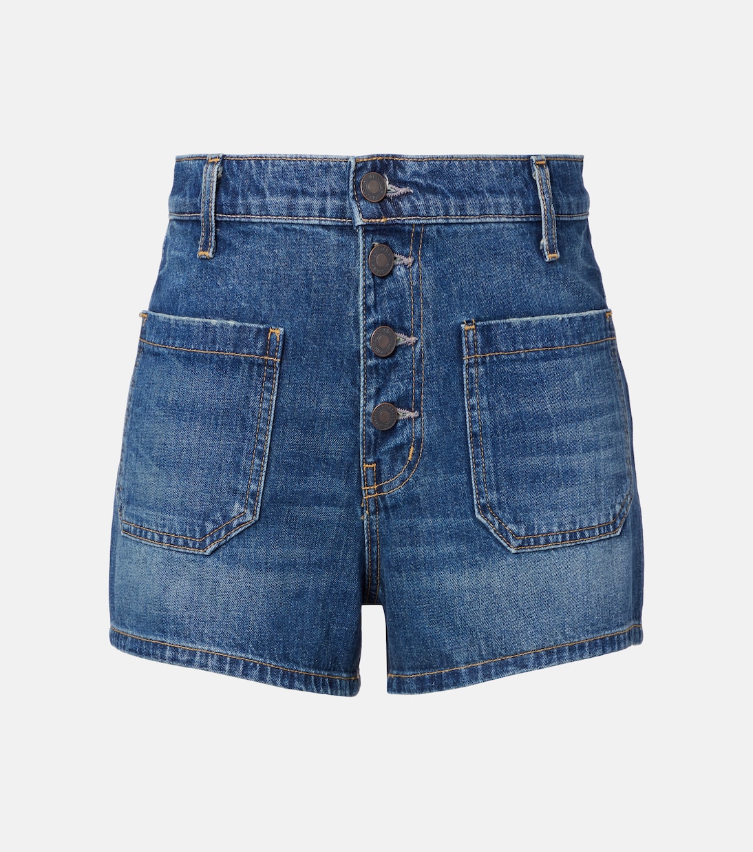 Шорты джинсовые завышенные Harley Nili Lotan, Classic Wash
Шорты джинсовые завышенные Harley Nili Lotan, Classic Wash