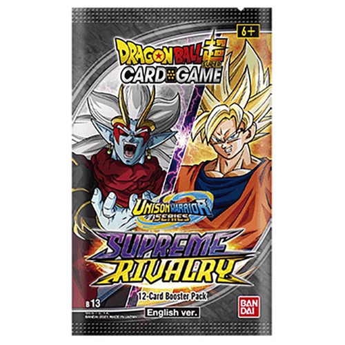Карточная игра Dragon Ball Super Masters: Supreme Rivalry (Bt13) – Booster Pack Bandai
Карточная игра Dragon Ball Super Masters: Supreme Rivalry (Bt13) – Booster Pack Bandai