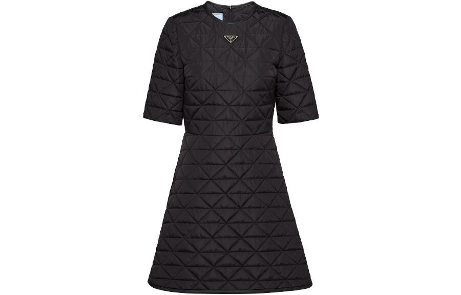 Платье с короткими рукавами женское черное Prada
Платье с короткими рукавами женское черное Prada