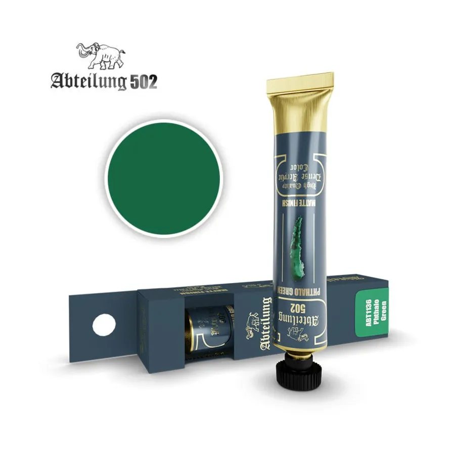 Матовый финиш — фталозеленый, Abteilung 502 - Acrylics
Матовый финиш — фталозеленый, Abteilung 502 - Acrylics