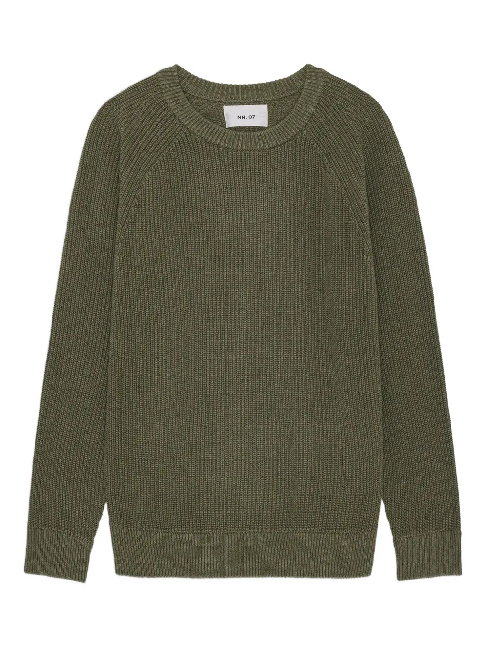 Ребристый свитер с рукавами реглан NN07, зеленый
Ребристый свитер с рукавами реглан NN07, зеленый