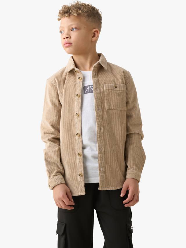 Детская куртка-рубашка Tyler из вельвета Angel & Rocket, Stone
Детская куртка-рубашка Tyler из вельвета Angel & Rocket, Stone
