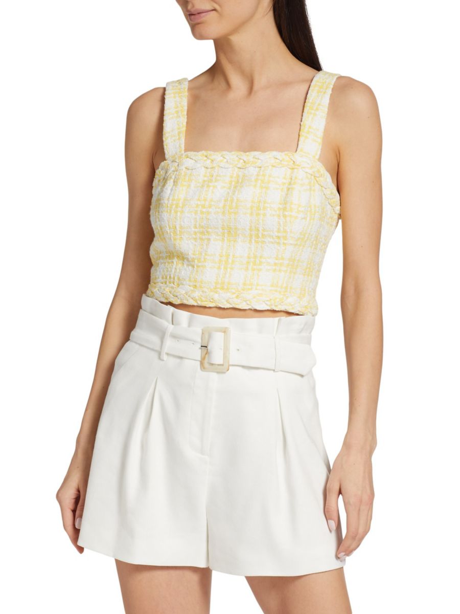 Топ в клетку Maily Gingham Veronica Beard, цвет Pale Yellow White
Топ в клетку Maily Gingham Veronica Beard, цвет Pale Yellow White