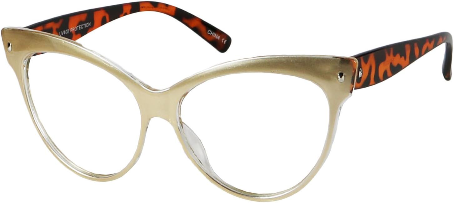 Солнцезащитные очки ShadyVEU Exaggeratted High Point Cat Eye Oversized XL в стиле рокабилли от Линды Белчер с защитой от ультрафиолета UV400 и прозрачными линзами, Gold W/ Tortoise
Солнцезащитные очки ShadyVEU Exaggeratted High Point Cat Eye Oversized XL в стиле рокабилли от Линды Белчер с защитой от ультрафиолета UV400 и прозрачными линзами, Gold W/ Tortoise