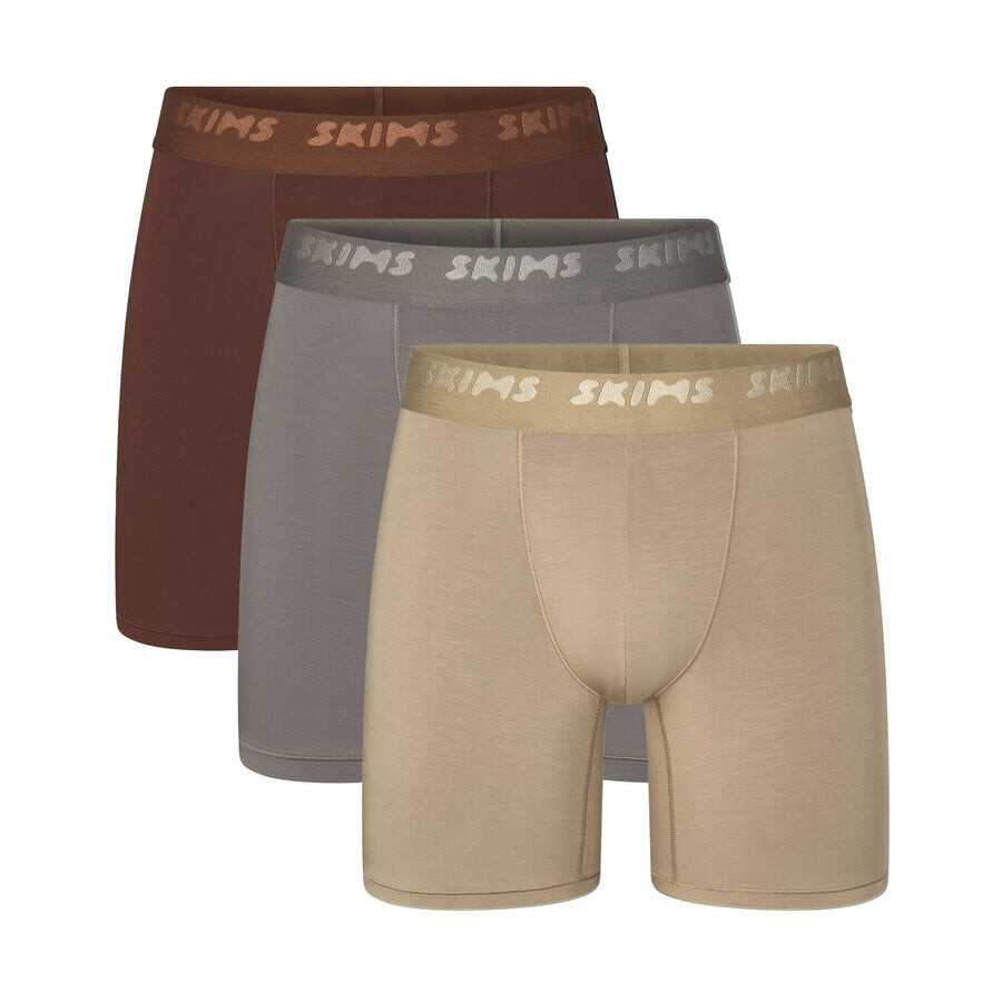 Мужские 5" боксеры, 3 шт. SKIMS Skims Stretch, цвет Desert Multi 
Мужские 5" боксеры, 3 шт. SKIMS Skims Stretch, цвет Desert Multi