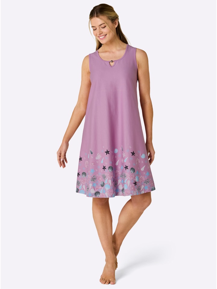 Летнее платье цвета орхидеи и морской волны WITT WEIDEN
Летнее платье цвета орхидеи и морской волны WITT WEIDEN