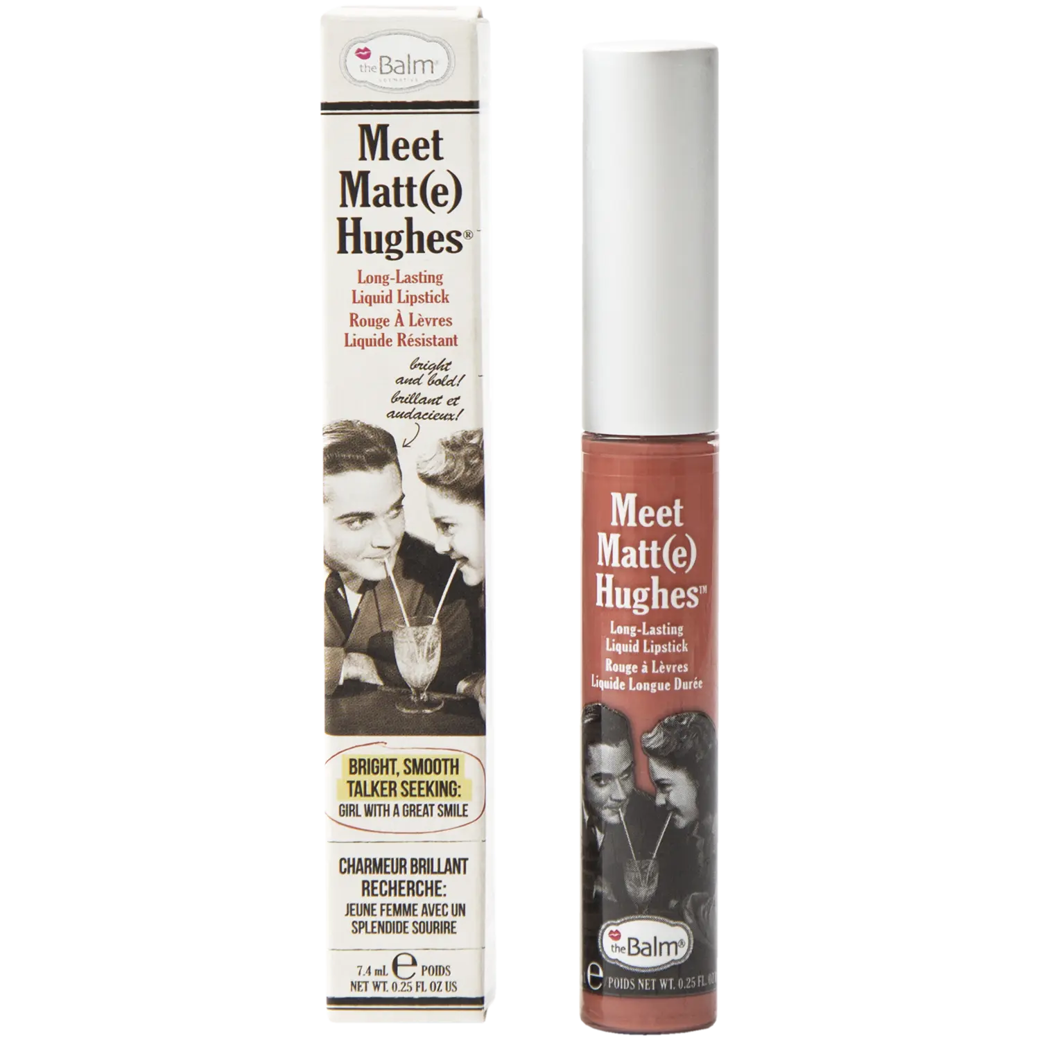 Жидкая губная помада doting The Balm Meet Matt(E) Hughes, 7,4 мл 
Жидкая губная помада doting The Balm Meet Matt(E) Hughes, 7,4 мл