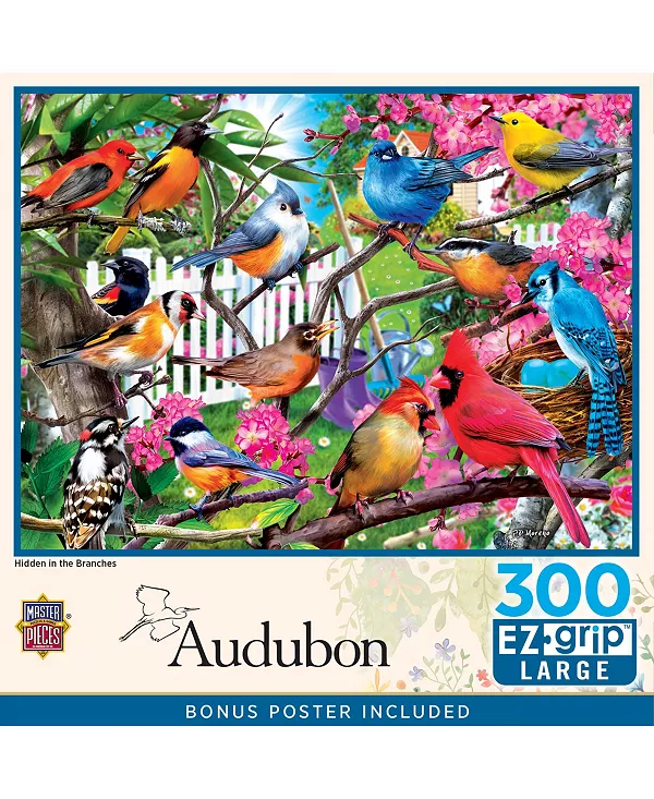 Шедевры Одюбона - спрятанные в ветвях пазлы EZ Grip из 300 деталей Masterpieces Puzzles, multicolor
Шедевры Одюбона - спрятанные в ветвях пазлы EZ Grip из 300 деталей Masterpieces Puzzles, multicolor