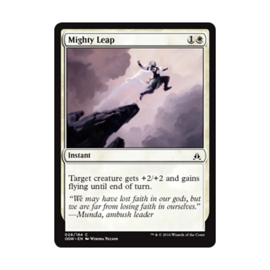 CCG Могучий прыжок (С) (фольга), MTG - Oath of the Gatewatch
CCG Могучий прыжок (С) (фольга), MTG - Oath of the Gatewatch