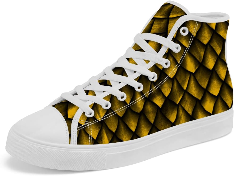 Кеды на высокой подошве из холста с принтом дракона, высокие сникерсы с шнуровкой, повседневная обувь для женщин и мужчин Chebing, золотой
Кеды на высокой подошве из холста с принтом дракона, высокие сникерсы с шнуровкой, повседневная обувь для женщин и мужчин Chebing, золотой