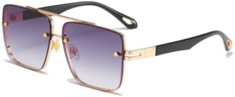 Винтажные солнцезащитные очки для женщин, модный тренд, квадратные солнцезащитные очки для мужчин, очки для вождения, женские очки с защитой от УФ-излучения UV400 MTZJH, Gold Gary
Винтажные солнцезащитные очки для женщин, модный тренд, квадратные солнцезащитные очки для мужчин, очки для вождения, женские очки с защитой от УФ-излучения UV400 MTZJH, Gold Gary