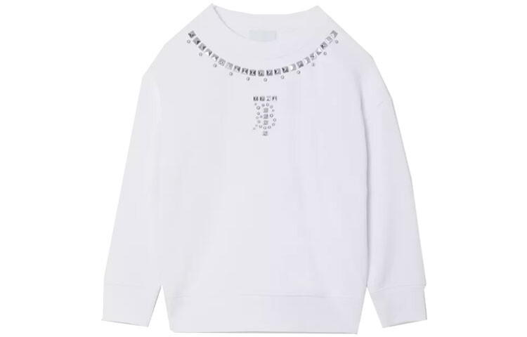 Толстовка детская Burberry с металлическим дизайном, белый
Толстовка детская Burberry с металлическим дизайном, белый
