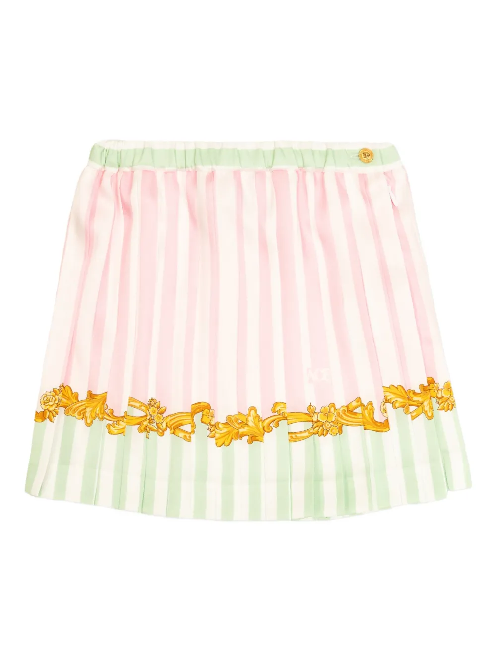 Плиссированная полосатая юбка Versace Kids, розовый
Плиссированная полосатая юбка Versace Kids, розовый