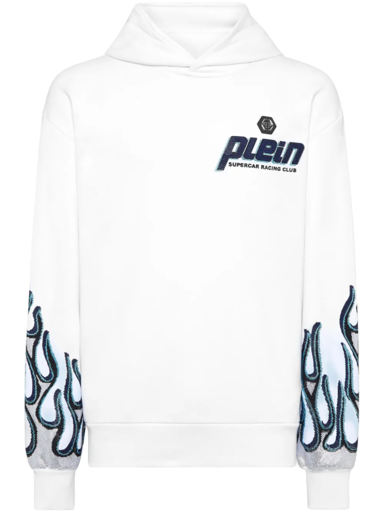 Philipp Plein худи Flame Racing, белый
Philipp Plein худи Flame Racing, белый