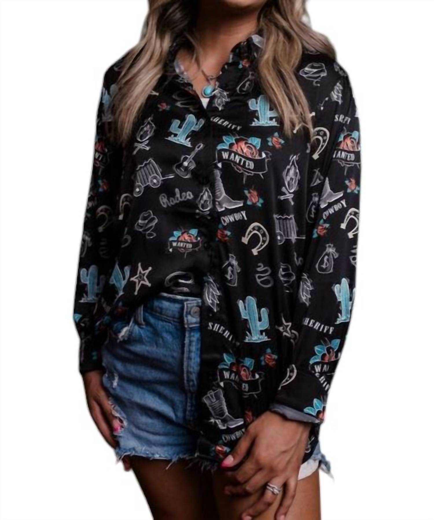 Графическая футболка с техасским родео Merigold Kiss, Texas Rodeo
Графическая футболка с техасским родео Merigold Kiss, Texas Rodeo