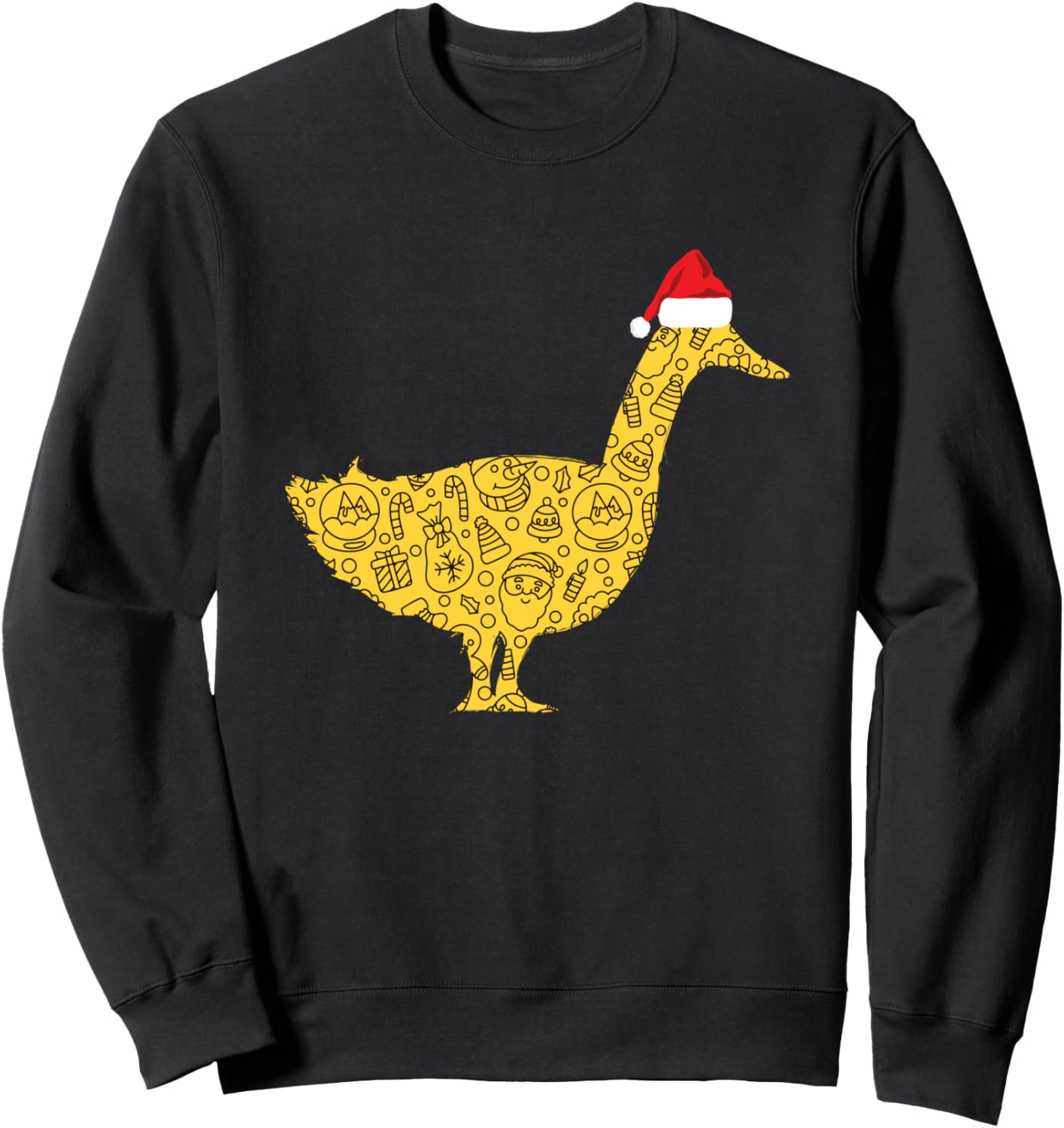 Утка в шапке Санты, рождественский подарок, толстовка с изображением утки для любителей животных Shirtbooth: Christmas, черный
Утка в шапке Санты, рождественский подарок, толстовка с изображением утки для любителей животных Shirtbooth: Christmas, черный