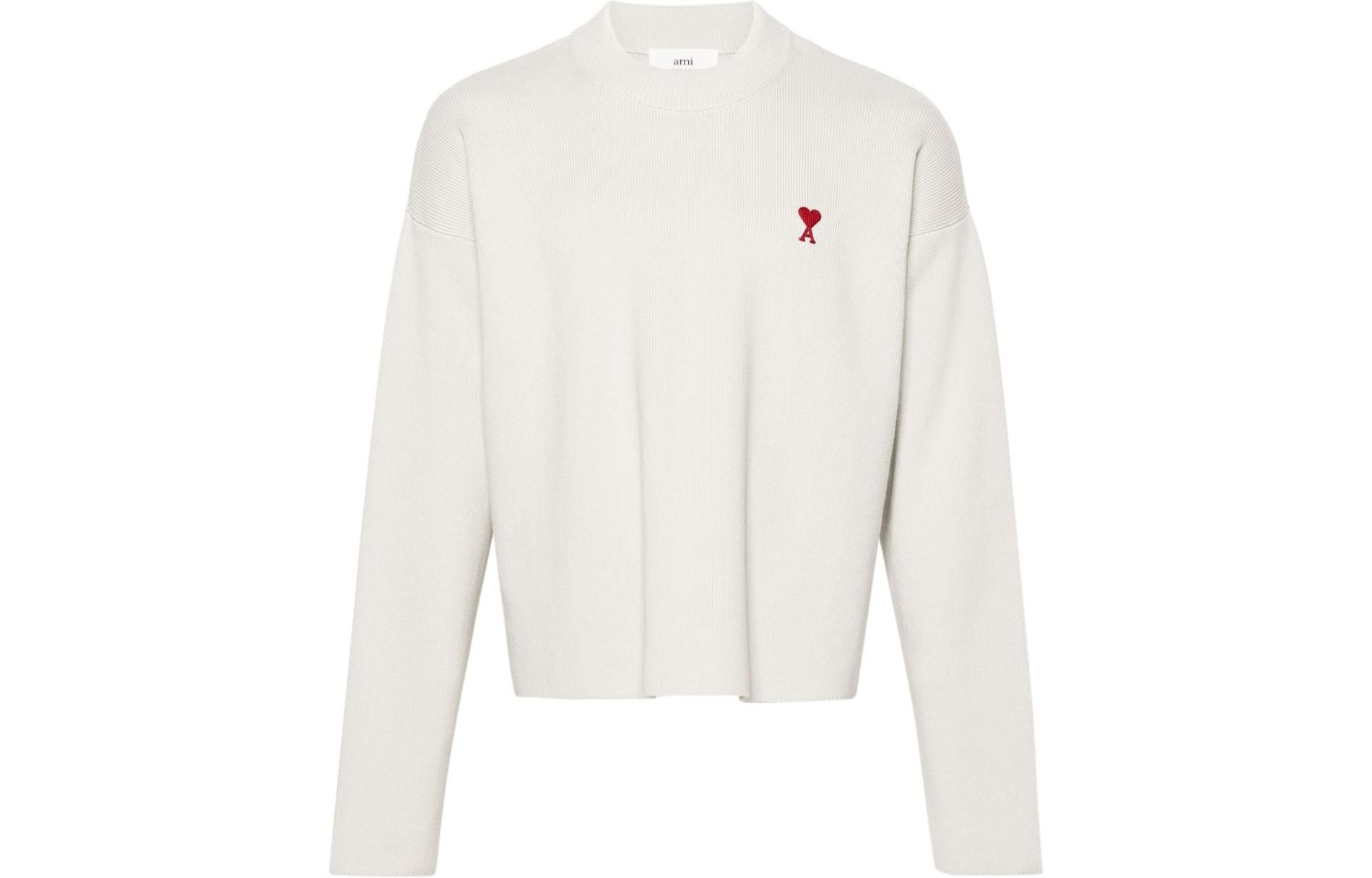 Ami Paris Ami De Coeur Свитер с Вышитым Логотипом, Вязаный, Светло-Серый
Ami Paris Ami De Coeur Свитер с Вышитым Логотипом, Вязаный, Светло-Серый