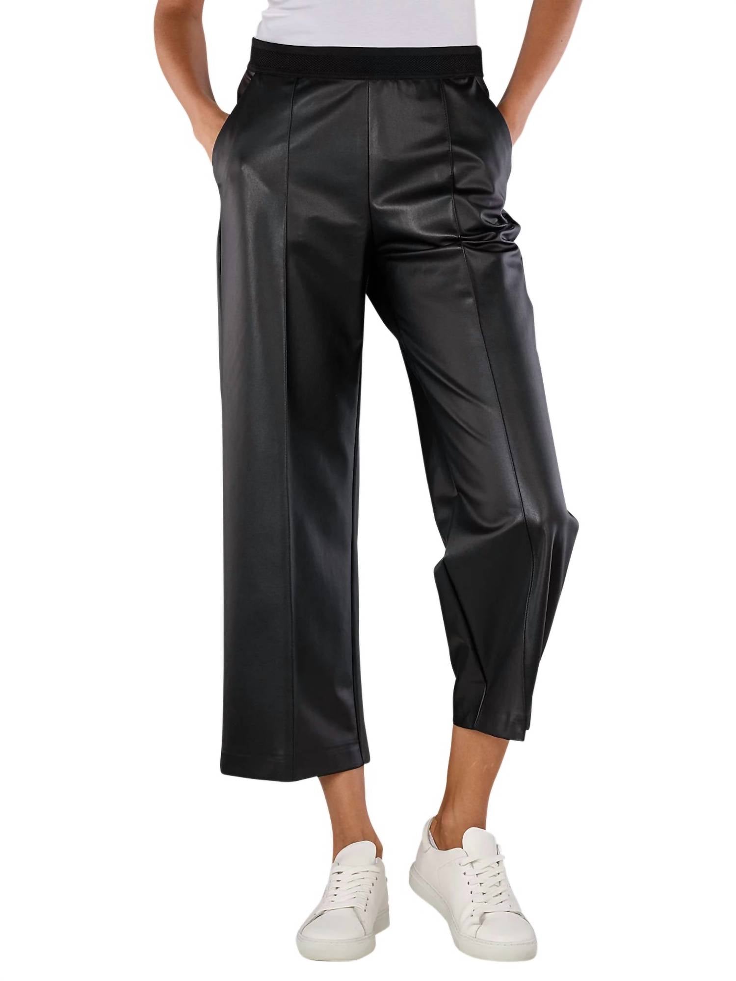 Чиара укороченные веганские брюки черные MAC Jeans
Чиара укороченные веганские брюки черные MAC Jeans