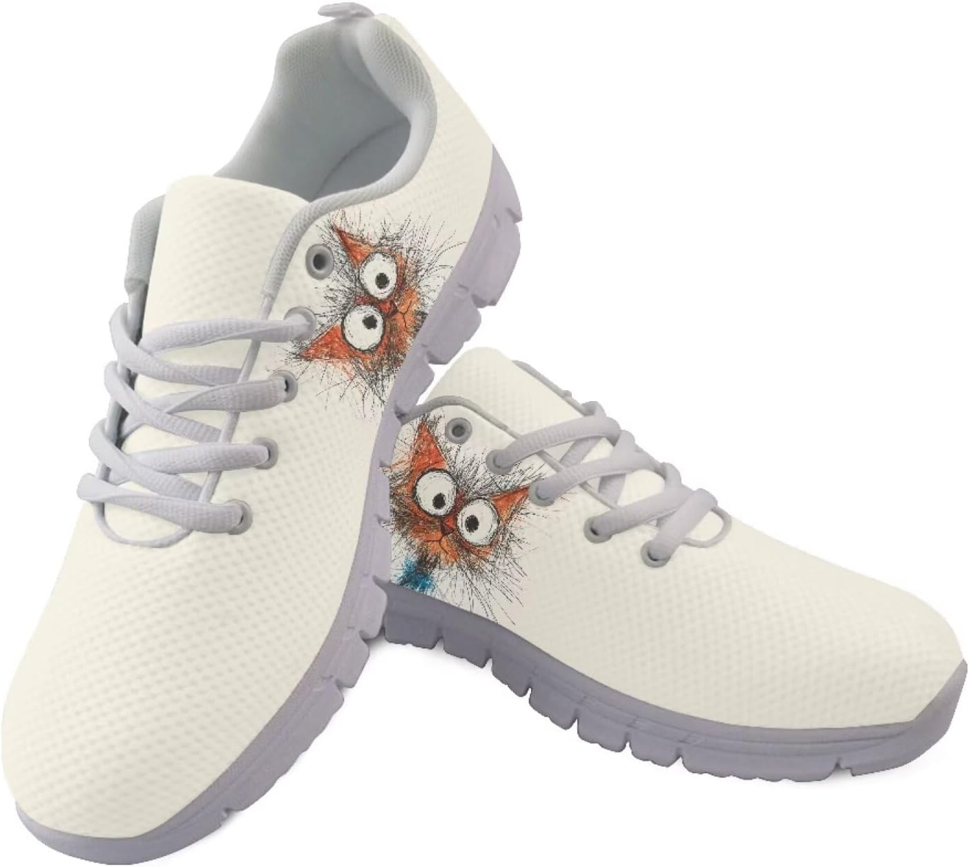 Кроссовки для улицы Jeiento для женщин, мужчин и подростков, с нескользящей подошвой, модные сетчатые спортивные кроссовки для занятий в тренажерном зале и повседневной носки для девушек-подростков, Funny Cats
Кроссовки для улицы Jeiento для женщин, мужчин и подростков, с нескользящей подошвой, модные сетчатые спортивные кроссовки для занятий в тренажерном зале и повседневной носки для девушек-подростков, Funny Cats