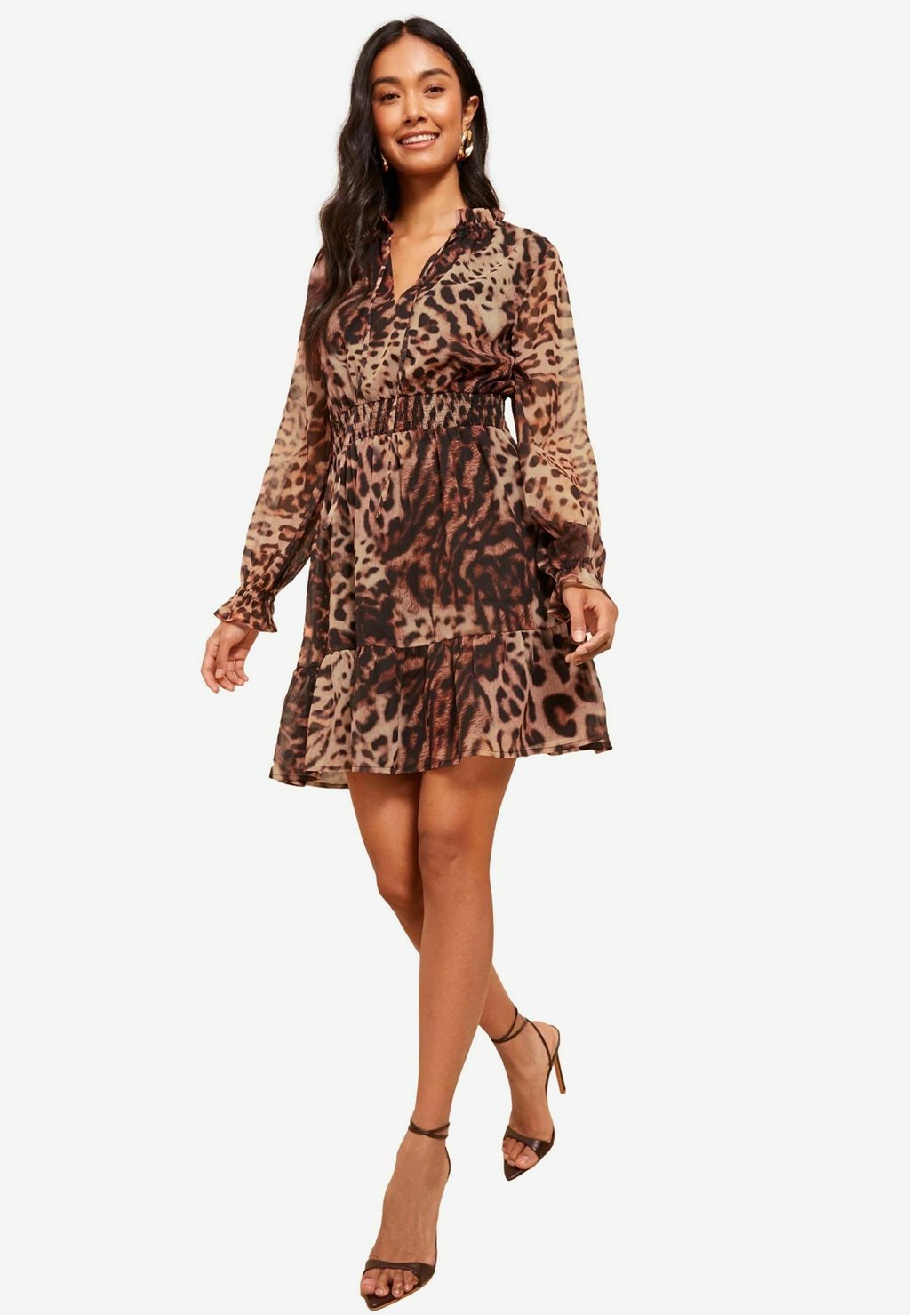 Повседневное платье LONG SLEEVE OPEN NECK Friends Like These, коричневый
Повседневное платье LONG SLEEVE OPEN NECK Friends Like These, коричневый