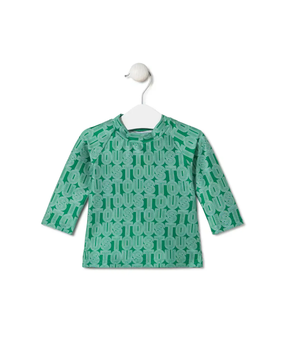 Пляжная футболка с принтом и линейным логотипом Tous, зеленый
Пляжная футболка с принтом и линейным логотипом Tous, зеленый