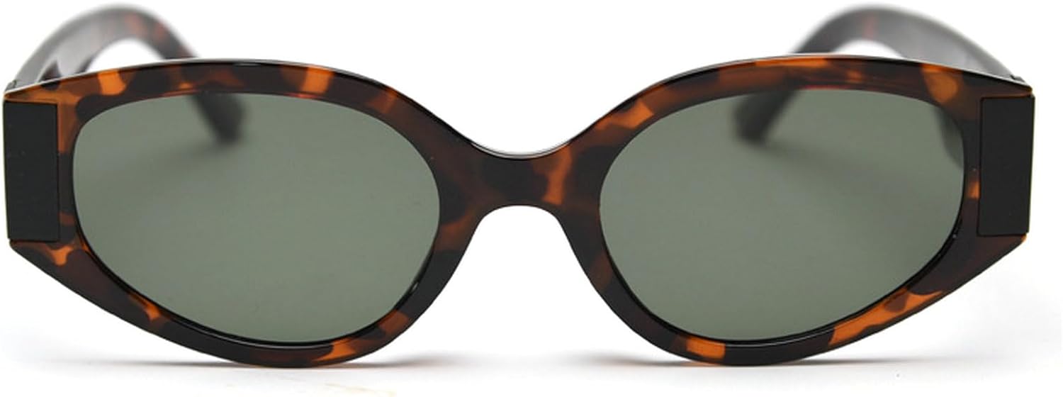 Модные поляризованные солнцезащитные очки для женщин в стиле ретро, большие овальные солнцезащитные очки «кошачий глаз» с защитой от УФ-излучения mincl, Leopard Green
Модные поляризованные солнцезащитные очки для женщин в стиле ретро, большие овальные солнцезащитные очки «кошачий глаз» с защитой от УФ-излучения mincl, Leopard Green