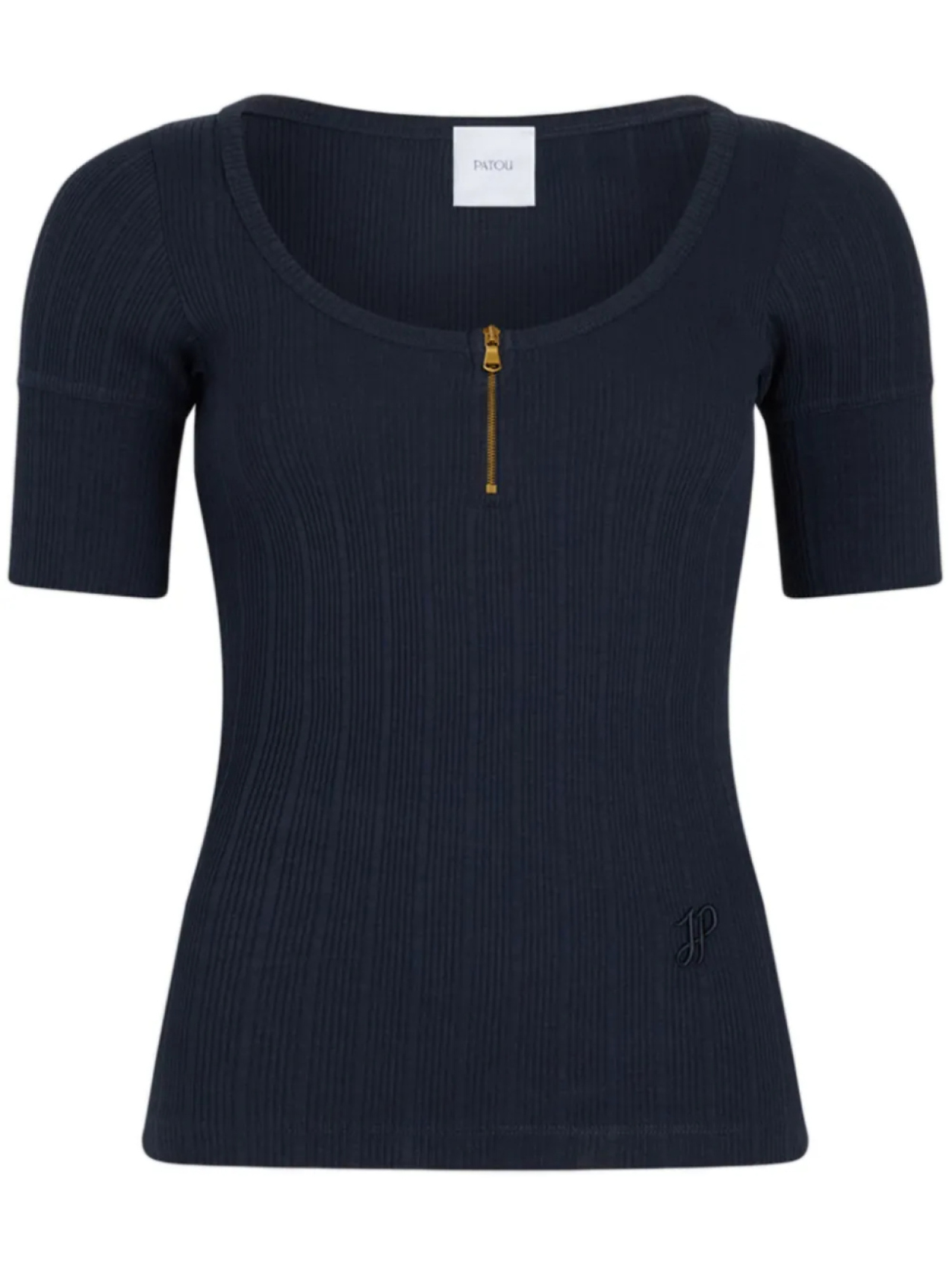 Patou футболка из органического хлопка в рубчик, синий
Patou футболка из органического хлопка в рубчик, синий