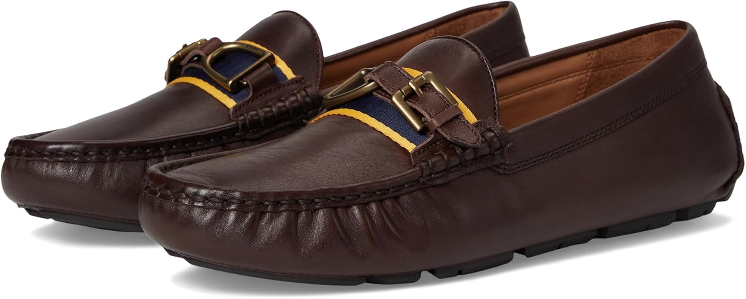 POLO RALPH LAUREN Mens Anders Leather Driver, Dark Brown
POLO RALPH LAUREN Mens Anders Leather Driver, Dark Brown